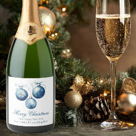 Elegant Blue God jul Ornaments Company