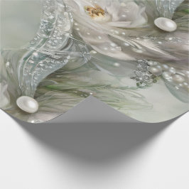 Elegant Blue, Grått och Parly Swirls Presentpapper