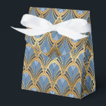 Elegant Blue Guld Art Deco Vintage Mönster Presentaskar<br><div class="desc">Elegant Blue Guld Art Deco Vintage Mönster Favor Boxes har en elegant art deco mönster i blått och guld. Perfekt för party,  evenemang,  bröllop,  födelsedagsdag,  jul,  Mors dag,  Fars dag,  helgdagar och företagsgåvor,  Skapat av Evco Studio www.zazzle.com/store/evcostudio</div>