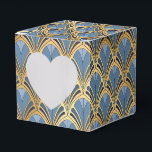 Elegant Blue Guld Art Deco Vintage Mönster Presentaskar<br><div class="desc">Elegant Blue Guld Art Deco Vintage Mönster Favor Boxes har en elegant art deco mönster i blått och guld. Perfekt för party,  evenemang,  bröllop,  födelsedagsdag,  jul,  Mors dag,  Fars dag,  helgdagar och företagsgåvor,  Skapat av Evco Studio www.zazzle.com/store/evcostudio</div>