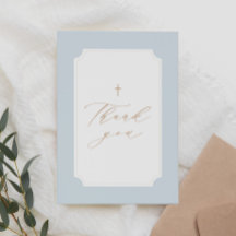 Elegant Blue Guld Kor Boy Baptism