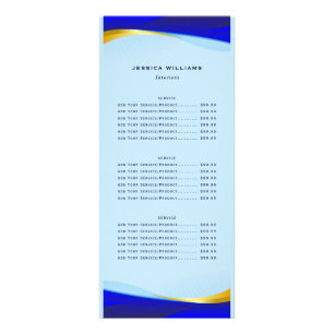 Elegant Blue Guld Luxury Designer Logotyp Business Reklamkort