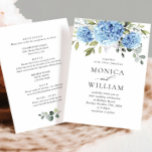 Elegant Blue Hydrangea Blommigt Bröllop alla i ett Inbjudningar<br><div class="desc">Om du vill göra ytterligare anpassningar klickar du på länken "anpassa ytterligare" och användor verktyg som är utformat för att ändra mallen. Kontakta mig om du behöver hjälp eller matchande artiklar.</div>