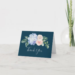 Elegant Blue Hydrangea | Tunga tackkort
