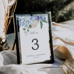 Elegant Blue Hydrangea | Vitt Bordsnummer<br><div class="desc">Det här elegant blåvita bordsnumret är perfekt för vår eller sommar bröllop. Den klassiska blommigten är utformad med mjuka pulverblåa vattenfärgsvätskor som accentueras med neutraltens blommor och grönt löv. Kortet skrivs ut på framsidan och baksidan (dubblan). Objekt skrivs ut exakt som de visas på skärm när du lägger till i...</div>
