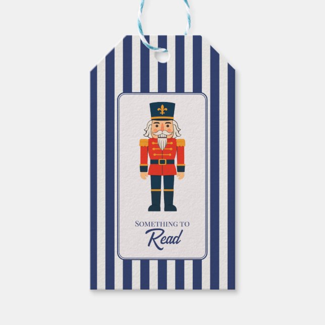 Elegant Blue Indygo Old Money Presentetikett (Framsidan)