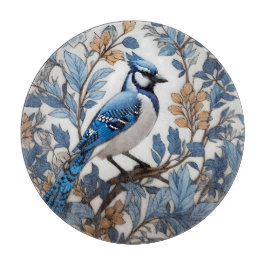 Elegant Blue Jay William Morris Inspired