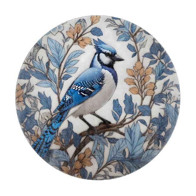 Elegant Blue Jay William Morris Inspired (Framsidan)