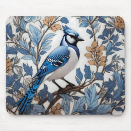 Elegant Blue Jay William Morris Inspired Musmatta