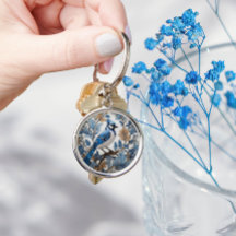 Elegant Blue Jay William Morris Inspired