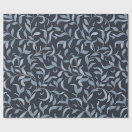 Elegant Blue Löv William Morris Inspired Presentpapper