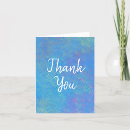 Elegant Blue Marbling Tack Kort