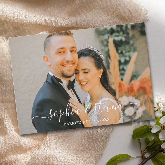 Elegant Blue Mediterranean Lemon Wedding Tack Kort (Skapare uppladdad)