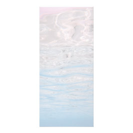 Elegant Blue Ocean Program Menu Blank