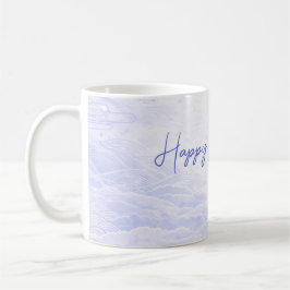 Elegant Blue Orchid Birthday Mug Kaffemugg