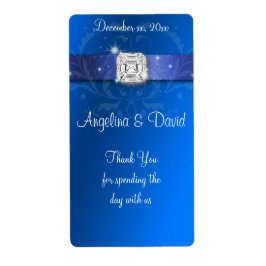 Elegant Blue Ribbon Diamond Vin/Vatten Fraktsedel