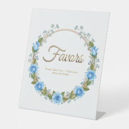 Elegant Blue Ro & Baby's Band Favors