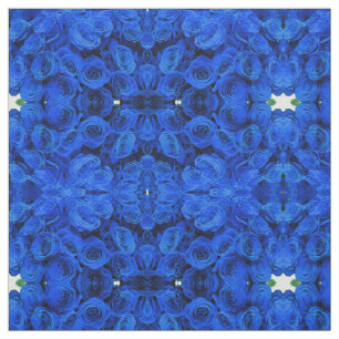 Elegant blue ro blåa blommor blue blommigt tyg