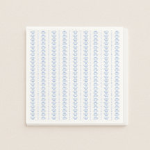 Elegant Blue Seashell Nautical Coastal Bröllop