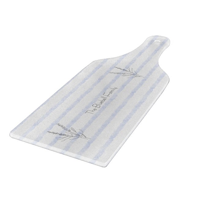 Elegant Blue Stripes Farm Chic Board (Hörn)