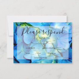 Elegant blue teal blommigt hydrangeas blue ro OSA