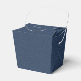 Elegant Blue Textured Takeout Gift Boxes Presentaskar