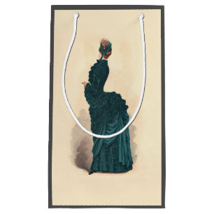 Elegant Blue Victorian Dress Mode
