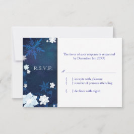 Elegant Blue & White Boho Winter Wedding OSA