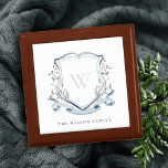 Elegant Blue Wildblomma Watercolor Monogram Minnesask<br><div class="desc">Pastel Wildbloms vattenfärgssamling - Det är en elegant vattenfärg Illustration av blå vattenfärg, ömtåliga vilda blommor med en modern minimal beröring. Perfekt för din moderna blommigt bröllop & party. Det är mycket enkelt att anpassa, med dina personuppgifter. Om du behöver någon annan matchande produkt eller anpassning kan du skicka ett...</div>