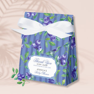 Elegant Bluebär Berry Sweet Baby Shower Presentaskar