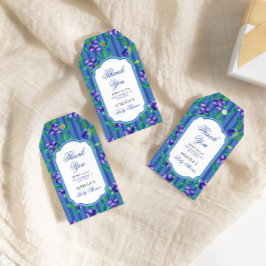 Elegant Blueberry Berry Sweet Baby Shower Presentetikett