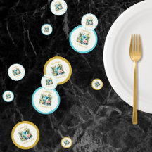 Elegant Blueberry Brunch 30års födelsedag Firande