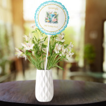 Elegant Blueberry Brunch 30års födelsedag Firande