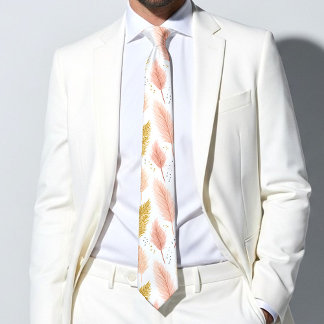 Elegant Blush Pink and Gold Glitter Pampas Grass  Slips