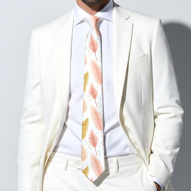 Elegant Blush Pink and Gold Glitter Pampas Grass  Slips (Skapare uppladdad)