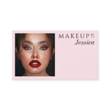 Elegant Blush Pink QR Code Social Photo Makeup