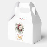 Elegant Blush Rosa Burgunder 80-års Födelsedagspre Presentaskar<br><div class="desc">✅ För matchande föremål sök 42-80 i mina samlingar ✅</div>