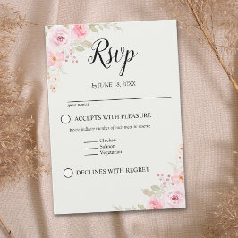 Elegant blush roses wedding celebration OSA kort