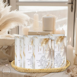 Elegant Bohemian Guld Pampas