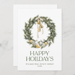 Elegant Bohemian Jul WAN Hälsning Company Julkort