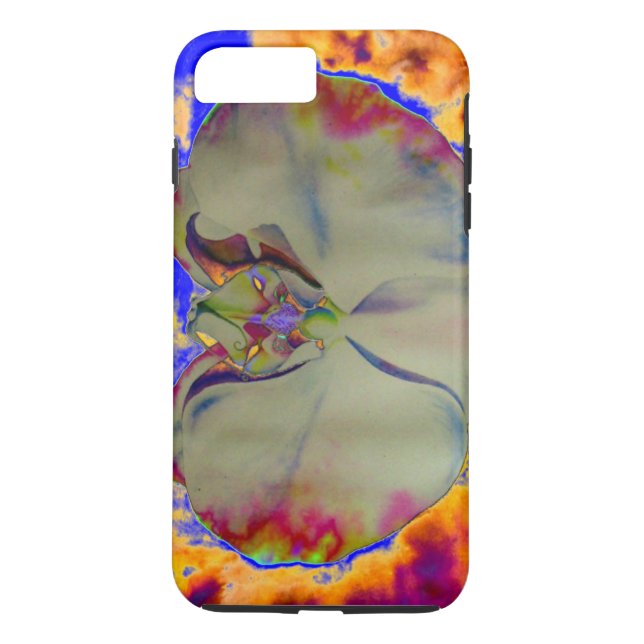 Elegant boho abstrakt vattenfärgsfärg orchid-målni Case-Mate iPhone skal (Baksida)