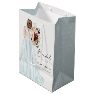 Elegant Boho Aqua Blue Bröllop Gown Möhippa