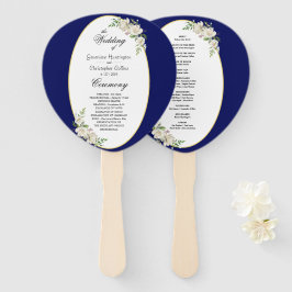 Elegant Boho Blå Blommig Bröllopsceremoni