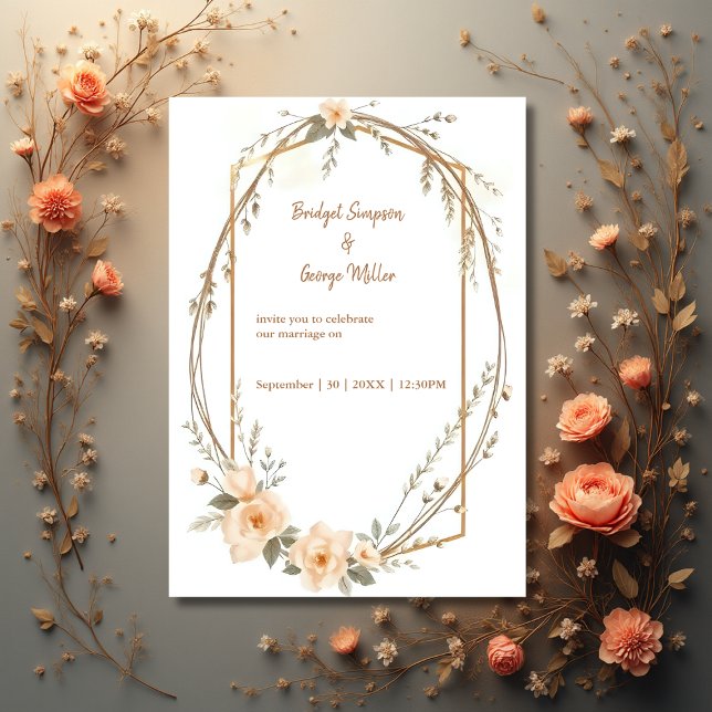 elegant boho blommigt Bröllop andedräkt (Skapare uppladdad)