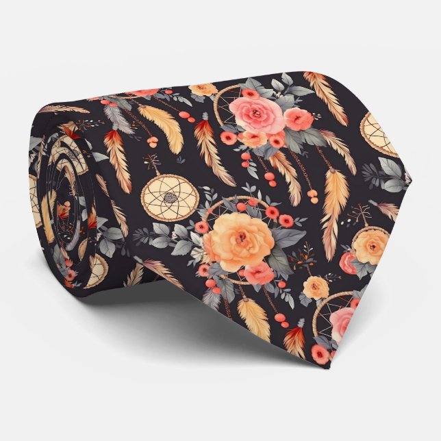 Elegant Boho-blommigtens dröm catcher tllad Slips (Rullad)