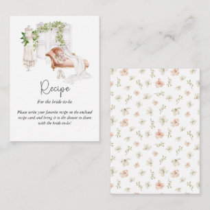Elegant Boho Brudens Rum Receptförfrågan Tilläggskort