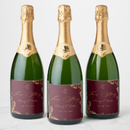 Elegant Boho | Burgundy Guld Autumn Bröllop