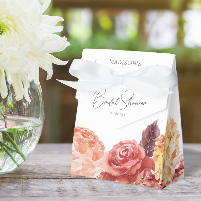 Elegant Boho Chic Watercolor Blommigt Möhippa Presentaskar (Skapare uppladdad)