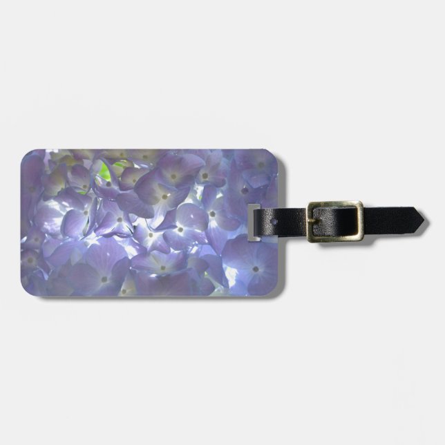 Elegant boho dusty Light lila blommigt blommor Bagagebricka (Horisontell Framsida)