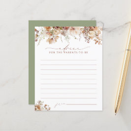 Elegant Boho Fall Blommigt Baby Shower Adapter